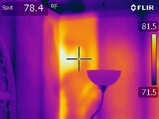 Infrared Inspections Thermal Scan - Incomplete Insulation